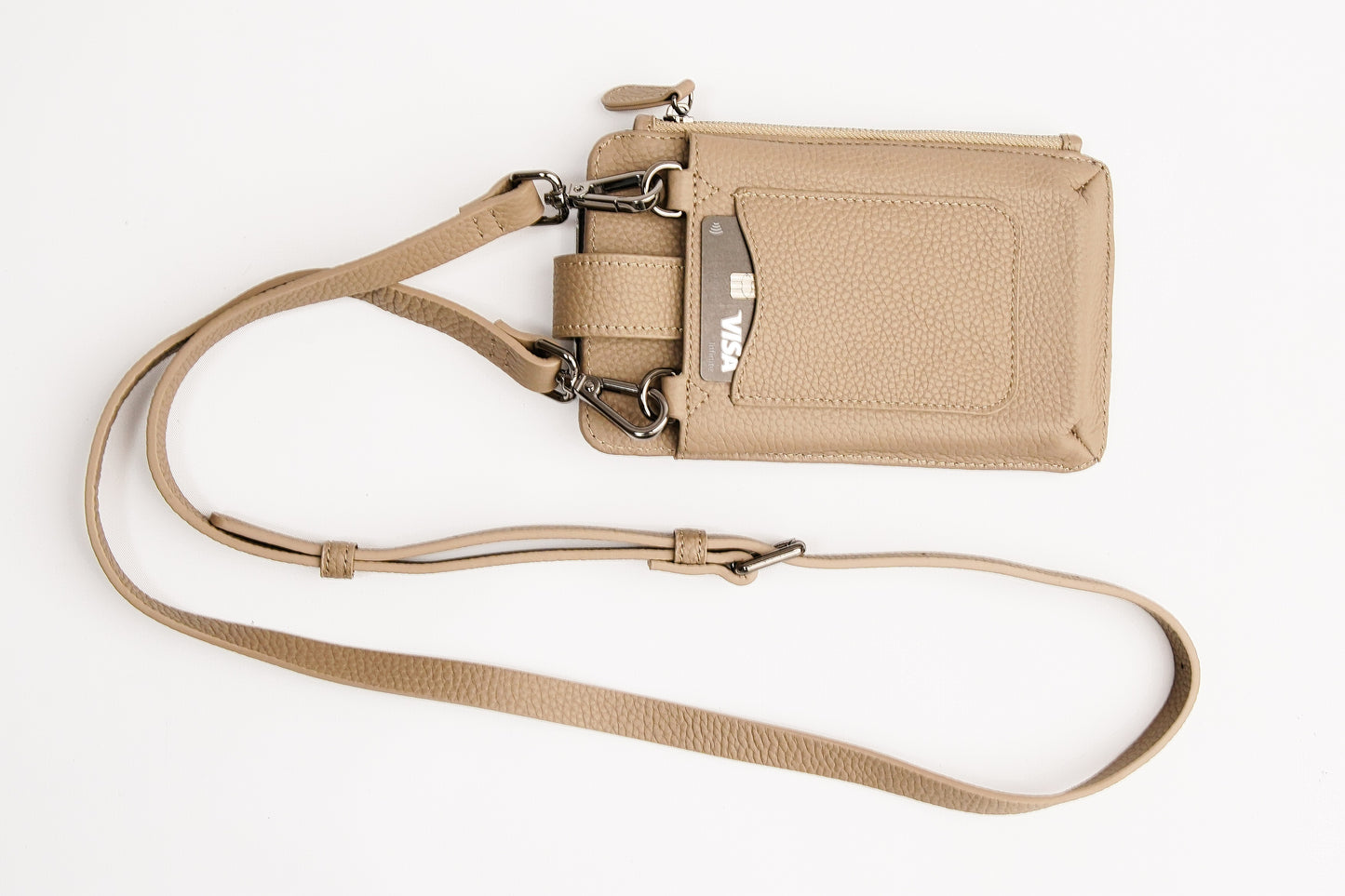Taupe Crossbody Bag
