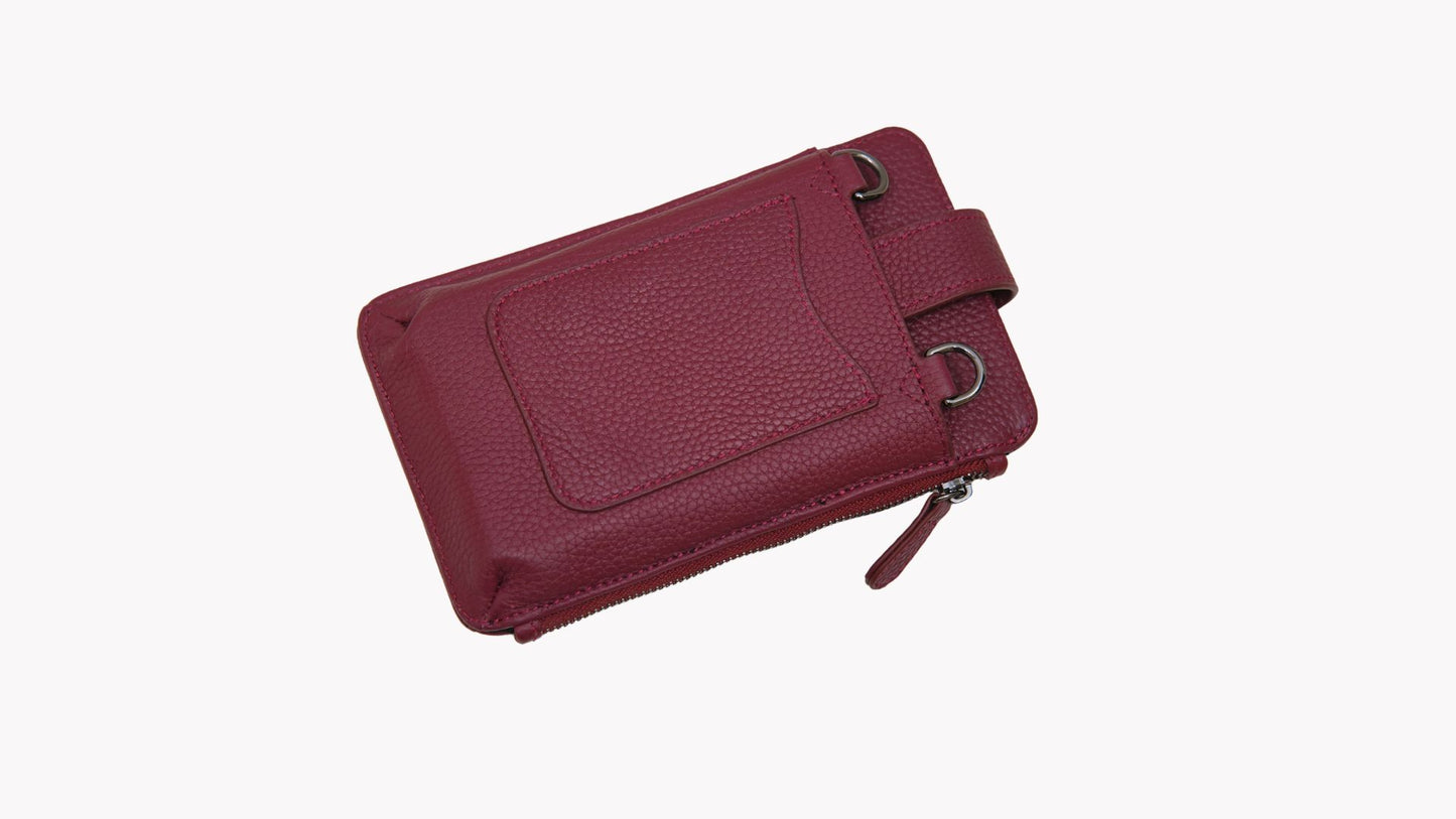 Burgundy Crossbody Bag