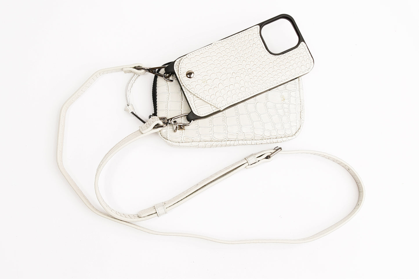 Light Grey Croc Case