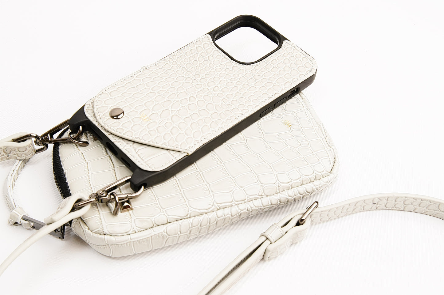 Light Grey Croc Case