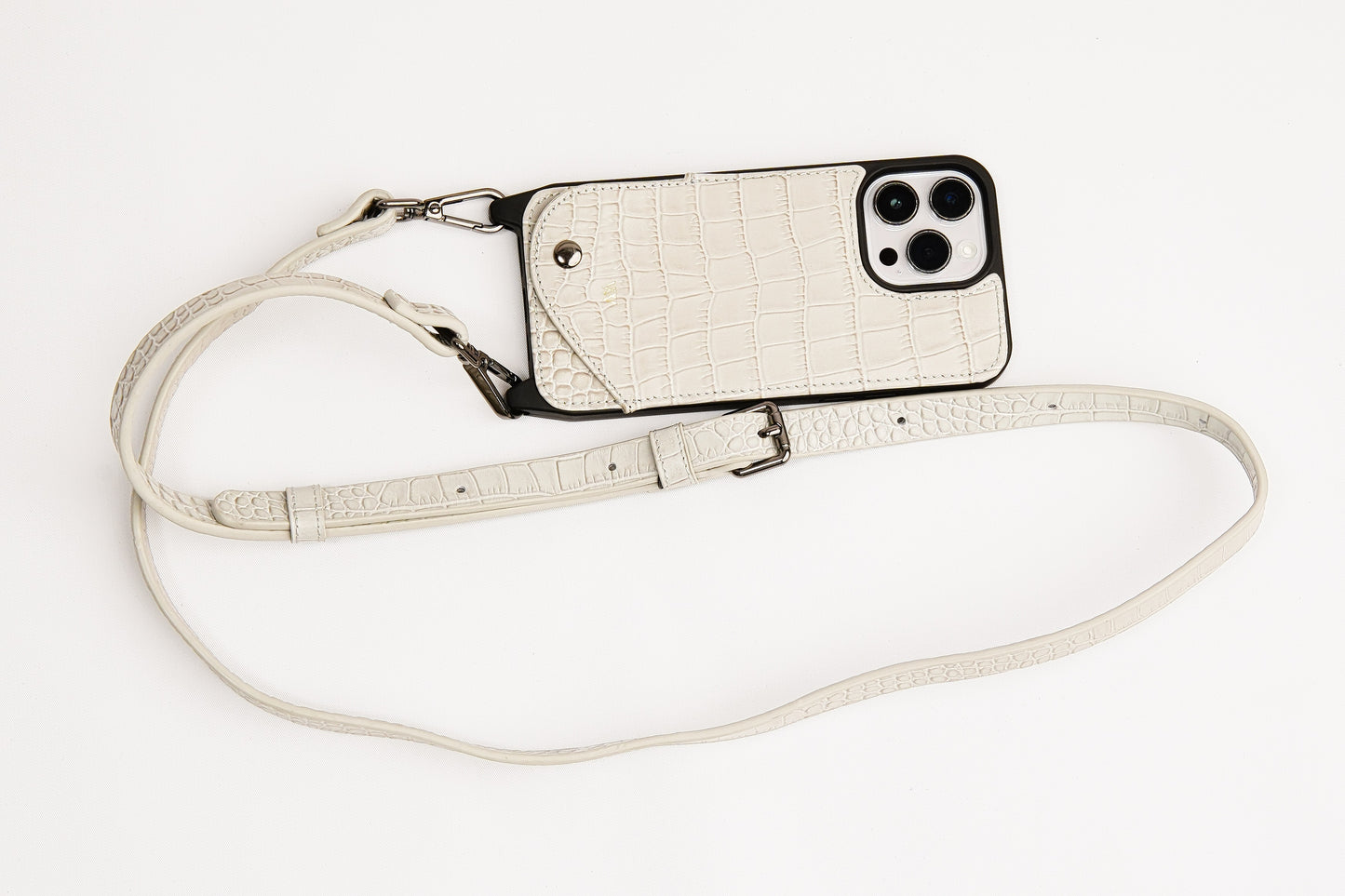 Light Grey Croc Case