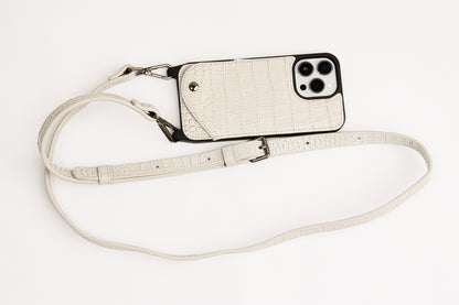 Light Grey Croc Case