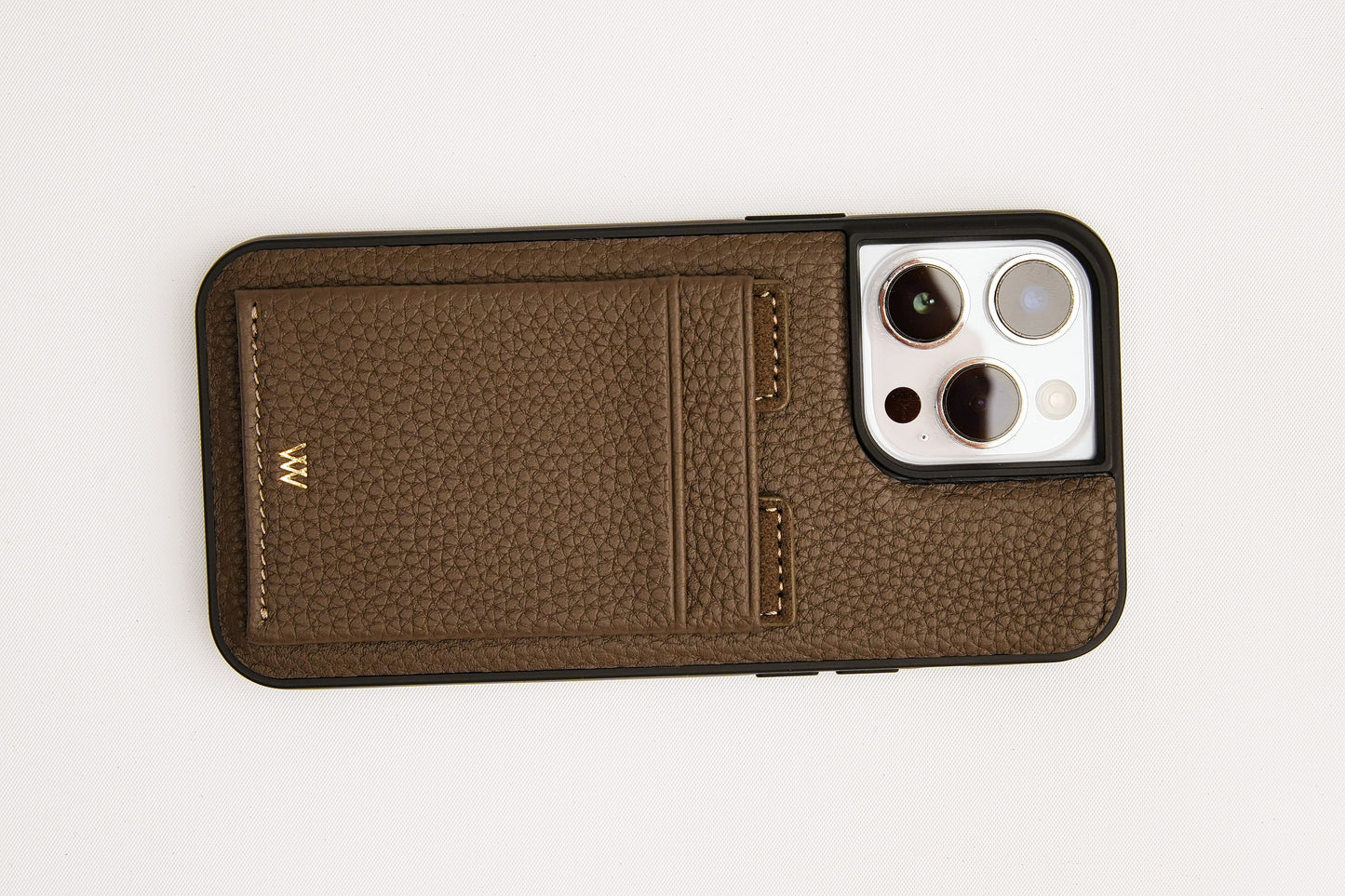 Brown Open Wallet Case