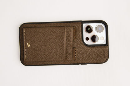 Brown Open Wallet Case
