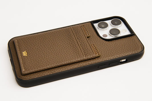 Brown Open Wallet Case