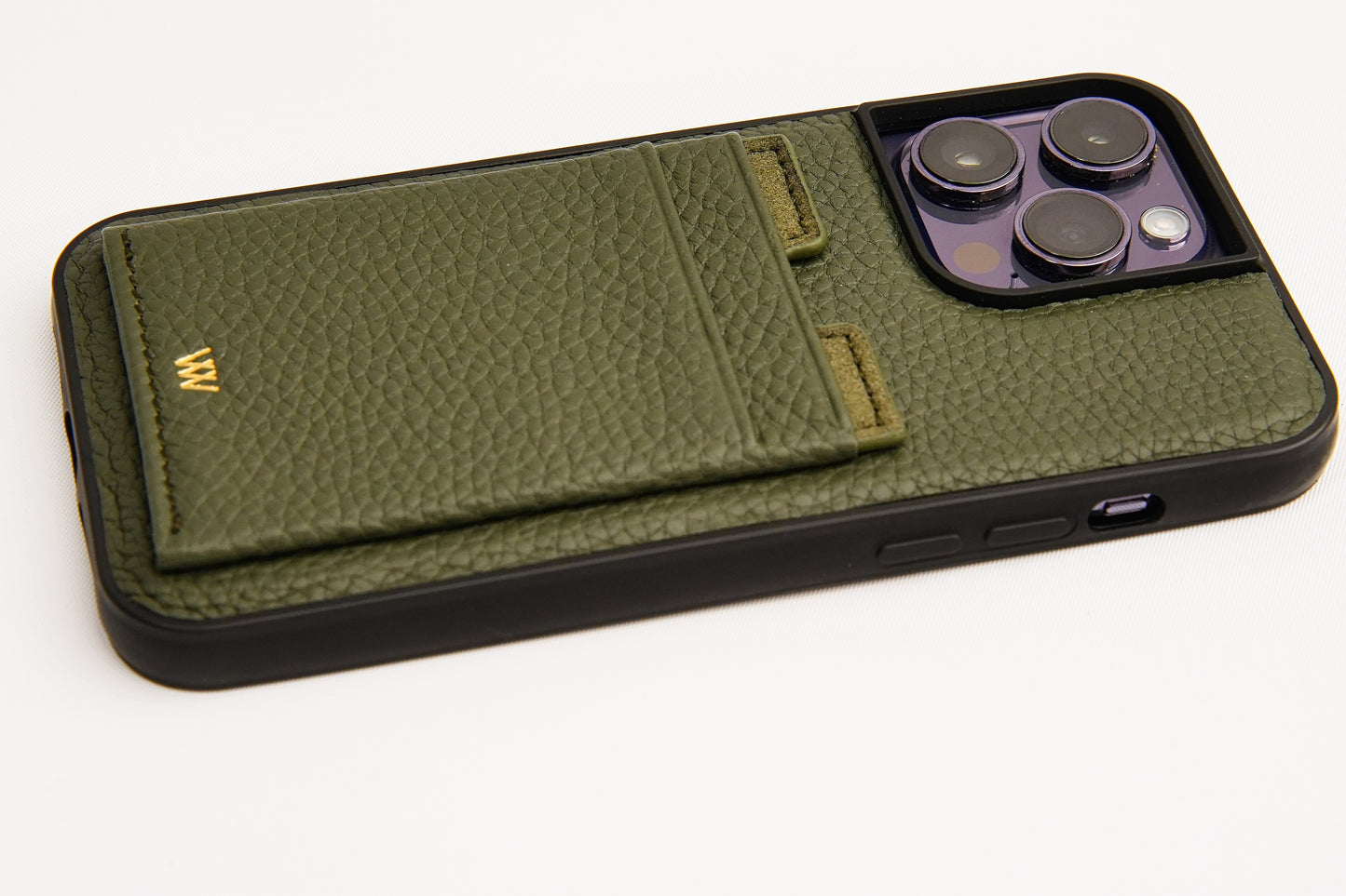 Green Open Wallet Case