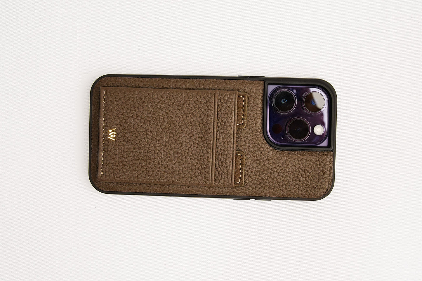 Brown Open Wallet Case