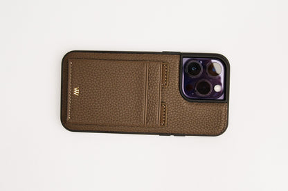 Brown Open Wallet Case