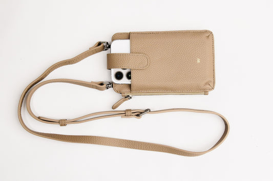Taupe Crossbody Bag