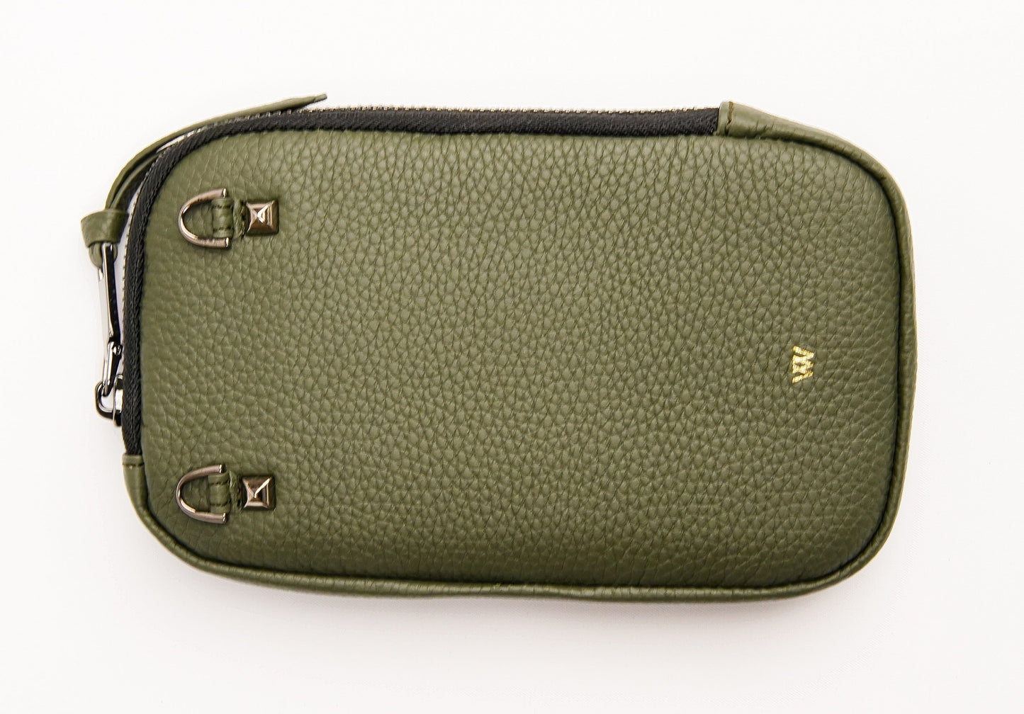 Green Leather Pouch