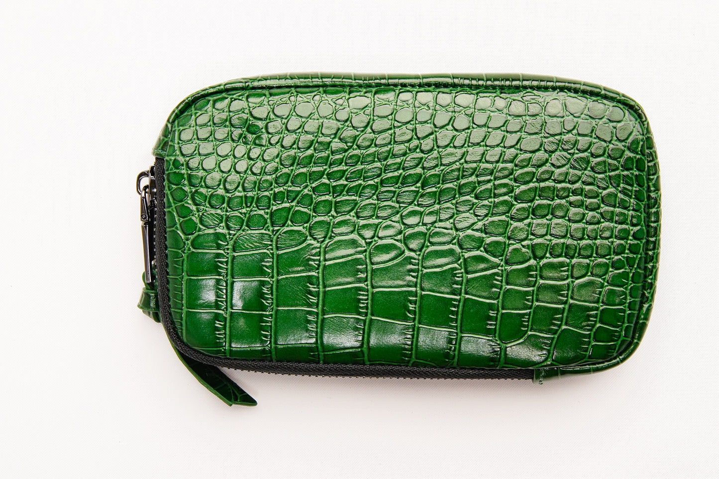 Green Croc Pouch
