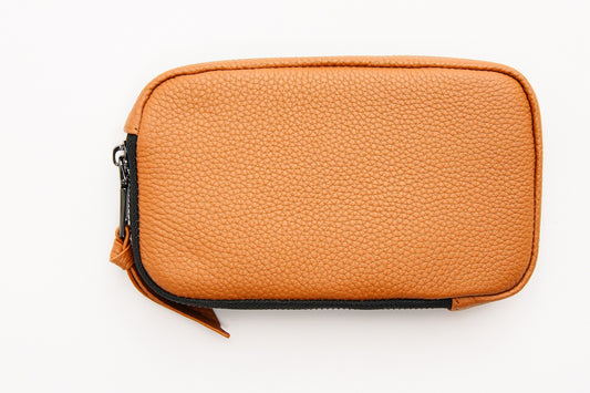 Camel Leather Pouch