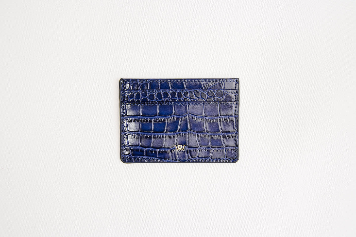 Blue Croc Card Holder