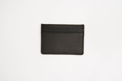 Black Leather Card Holder