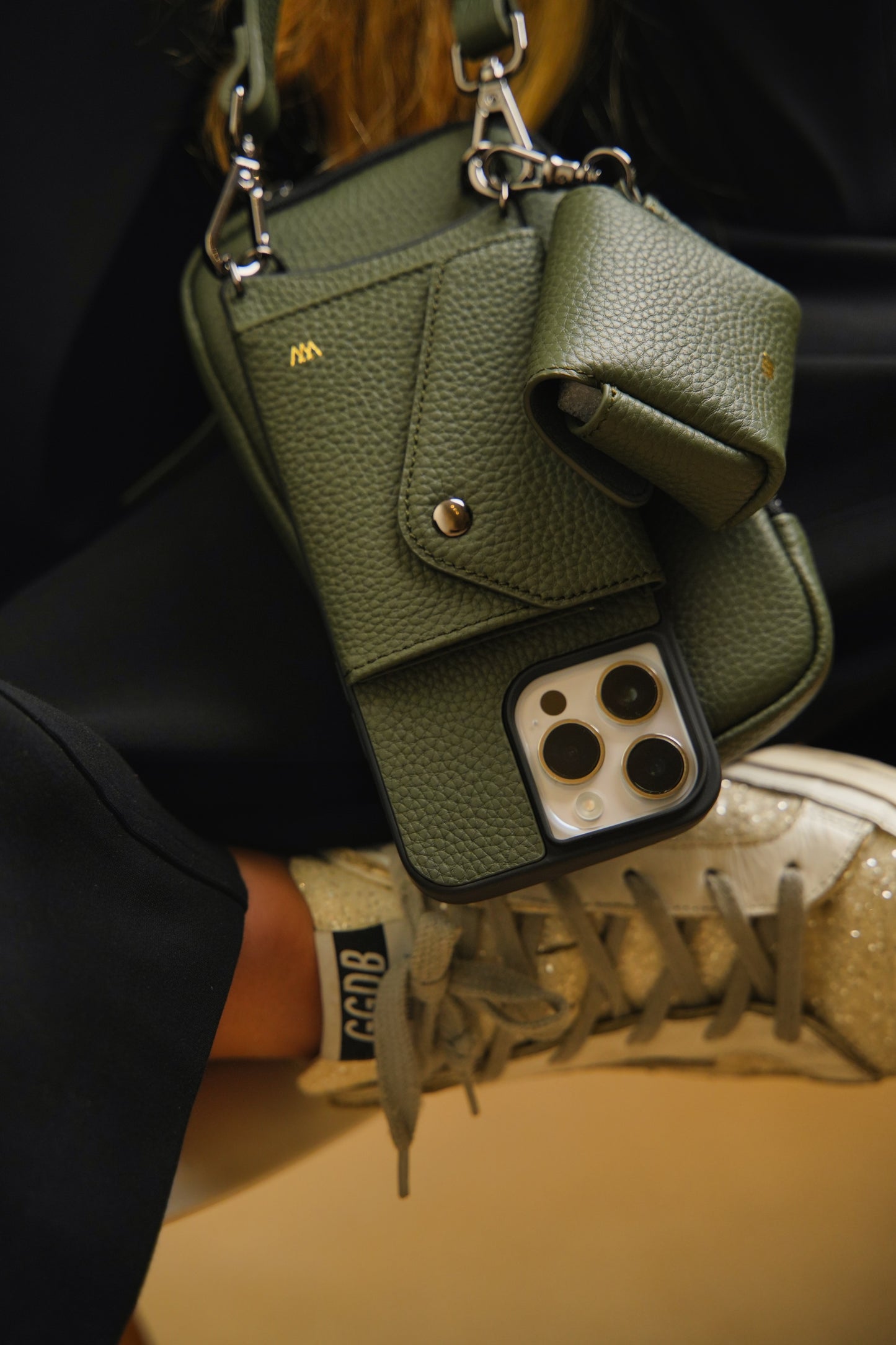 Green Airpods Pouch